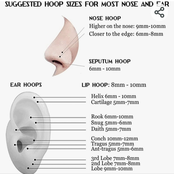 Stainless Steel Hoop Rings - Picture 6 of 8